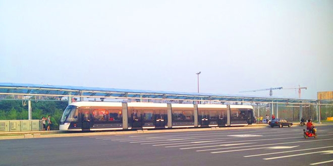Nanjing Olympic Tramline; Enjoy a free ride