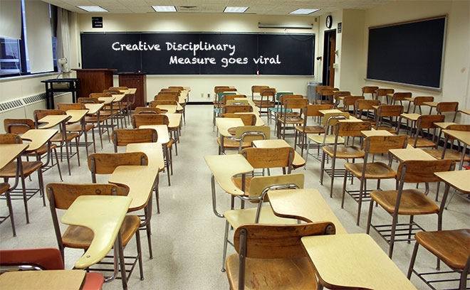 Creative Disciplinary Measure goes viral