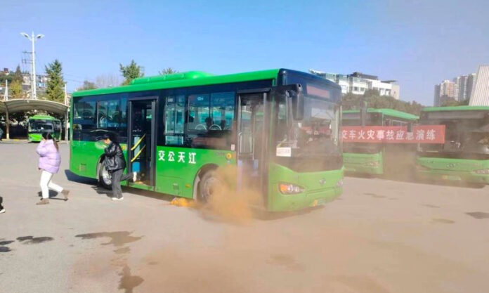 The Nanjinger - Zhenjiang Drills for Spontaneous Combustion of Electric Bus Battery
