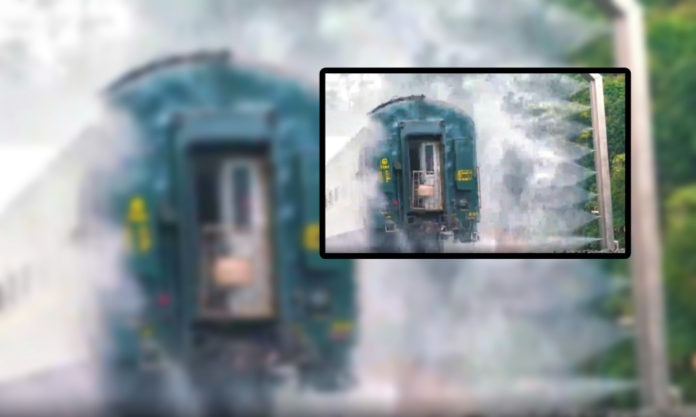 The Nanjinger - Disinfecting a cross-border train at high speed. It’s a thing!