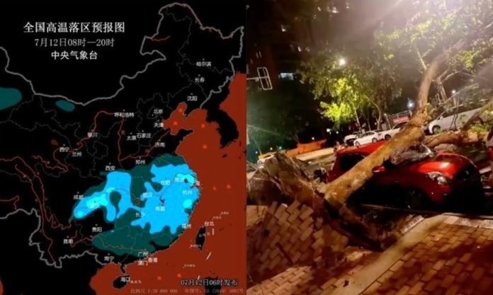 The Nanjinger - Extreme Temps Hit Eastern China; GF10 Winds Buffet Nanjing