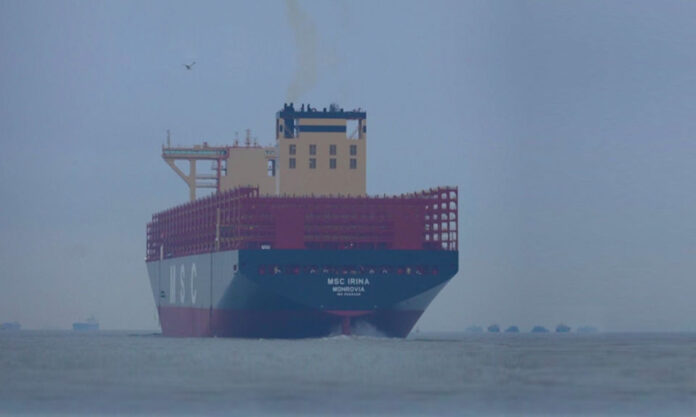 The Nanjinger - World’s Biggest Container Ship Takes to Sea Trials in our Back Yard