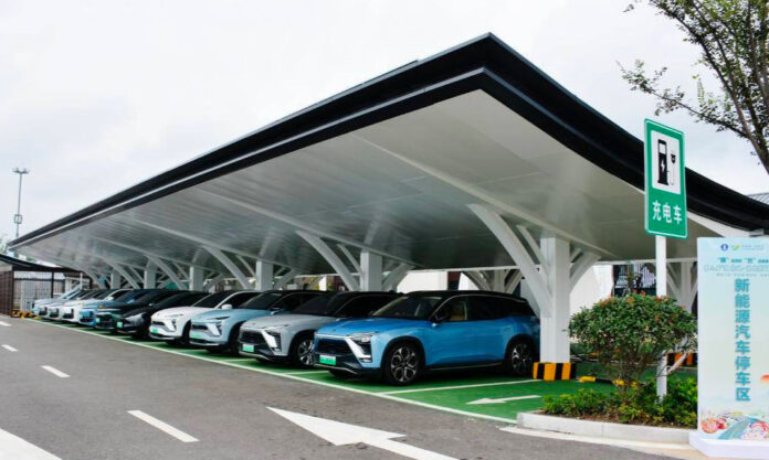 The Nanjinger - Largest Ultra Fast Service Area Charging Station in Jiangsu Opens in Yangzhou