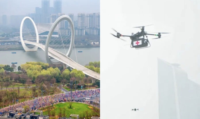 The Nanjinger - First Aid Cover for Nanjing Half Marathon by Drones as “Air Medical Guardians”