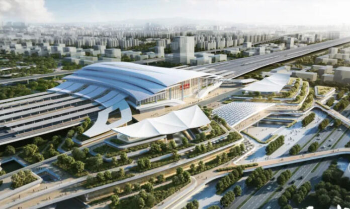 The Nanjinger - Construction Schedule for Taizhou South Railway Station Released