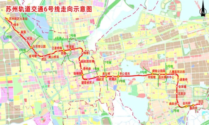 The Nanjinger - Suzhou Metro Line 6 Accepted as Ready; Tests around the Corner