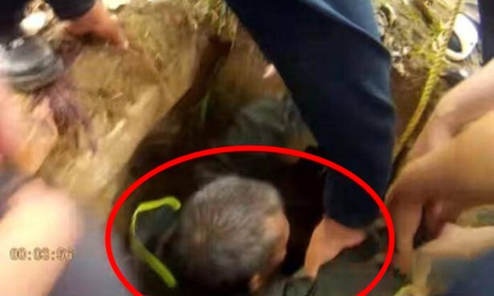 The Nanjinger - 1 Old Man Saves Another from 7 Metre Deep Well in Lianyungang