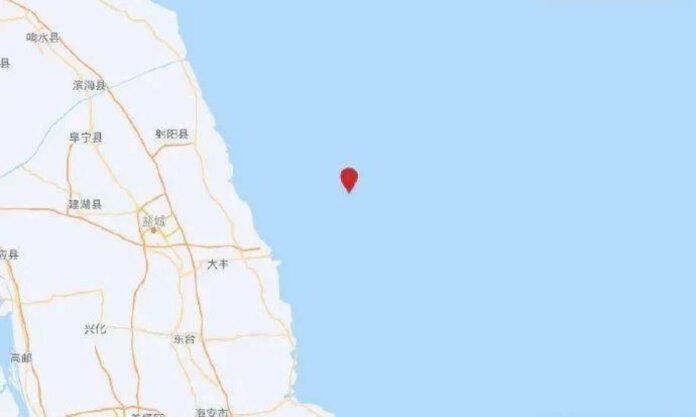 3.4 Magnitude Earthquake at Sea Narrowly Avoids Impacting Yancheng
