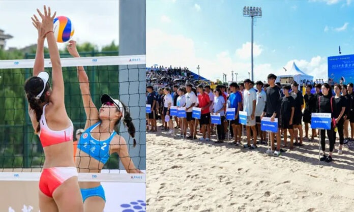 The Nanjinger - 200+ Athletes Participate in National Beach Volleyball Championship in Yancheng