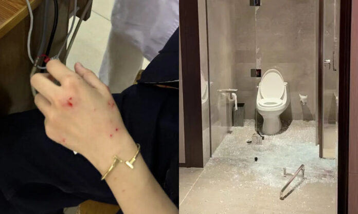 The Nanjinger - Marriott Hotel in Yancheng in Trouble after Glass Wall Injures Bridesmaid