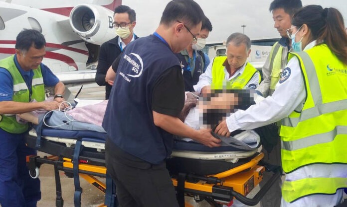 The Nanjinger - Seriously Ill Taiwanese Emergency Evacuated from Yangzhou on Private Jet