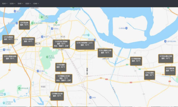 The Nanjinger - Temperature Monitoring System Enters Service on 31 Bridge Decks in Zhenjiang