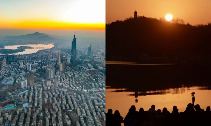 The Nanjinger - Media Releases Stunning Photo Gallery of Nanjing as New Year’s Day Dawns