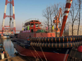 The Nanjinger - World's 1st Hydrogen-Lithium Hybrid Powered Tug Launched in Zhenjiang