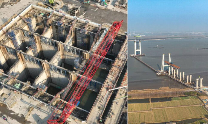 The Nanjinger - World’s Largest Composite Anchor Foundation Completed for Bridge in Suzhou