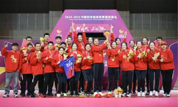 The Nanjinger - Jiangsu Wins Women’s Volleyball Super League Championship