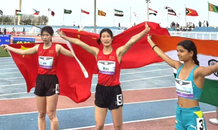 The Nanjinger - 16YO Nantong Girl Wins Gold for China at Asian U18 Track and Field Championships