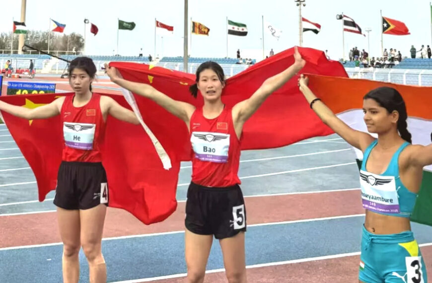 The Nanjinger - 16YO Nantong Girl Wins Gold for China at Asian U18 Track and Field Championships