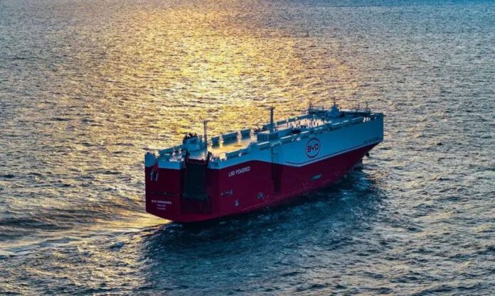 The Nanjinger - World’s Biggest Roll on Roll off Car Transporter Sets Sail for Brazil from Changzhou
